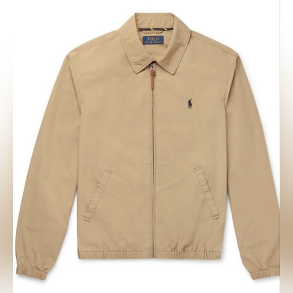 Polo Ralph Lauren Other - Polo Ralph Lauren Men’s Harrington Full Zip Light Bomber Jacket. Tan. Size XXL.